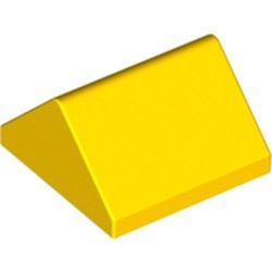 3043-3G DakNOK 45 graden 2x2 geel gebruikt *1D034