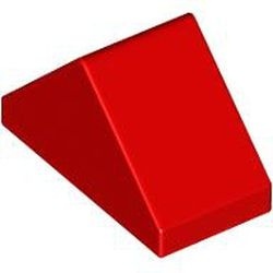 3044b-5 DakNOK 45 graden 1x2 met bodemPIN rood NIEUW *1L183 - Img 1