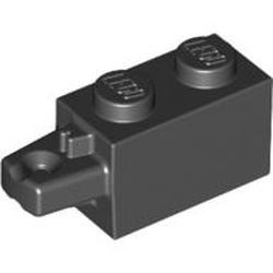 30541-11 Scharniersteen 1x2 vinger zijkant HORIZONTAAL zwart NIEUW *1L0000