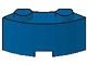 3063-7G Steen 2x2 gebogen (Macaroni) blauw gebruikt *1R015
