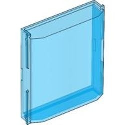 30650-14G Paneel 2x8x8 transparant donkerblauw gebruikt *1F020