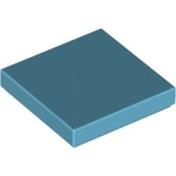 3068b-156 Tegel 2x2 blauw, middenazuur NIEUW *1B119