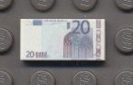 3069b-CUS003 Tegel 1x2 Eurobiljet 20 Euro wit NIEUW *