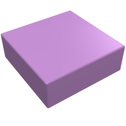 3070b-157 Tegel 1x1 lavender, midden NIEUW *1B107
