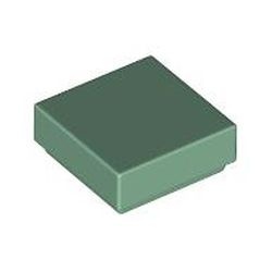 3070b-48G Tegel 1x1 groen, zandkleurig gebruikt *1B338