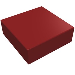 3070b-59G Tegel 1x1 rood, donker gebruikt *1B338