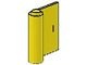 3192-3G Deur 1x3x3 rechts (dicht) geel gebruikt *1B392