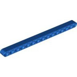 32278-7G Technic, Hefbalk 1x15 dik blauw gebruikt *1D000