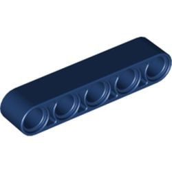 32316-63 Technic, Hefbalk 1x5 dik blauw, donker NIEUW *1DT00
