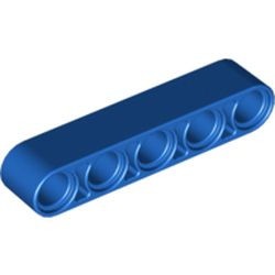 32316-7G Technic, Hefbalk 1x5 dik blauw gebruikt *1DT00