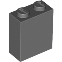 3245c-85 Steen 1x2x2 met nophouder binnen grijs, donker (blauwachtig) NIEUW *2-4