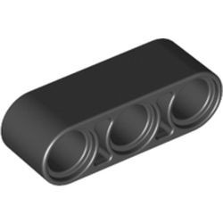 32523-11 Technic, Hefbalk 1x3 dik zwart NIEUW *1DT00