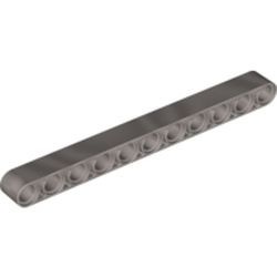 32525-95 Technic, Hefbalk 1x11 dik zilver, mat NIEUW *1D000