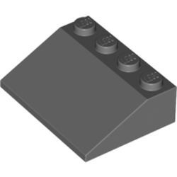 3297-85G Dakpan 33 graden 3x4 grijs, donker (blauwachtig) gebruikt *1D019