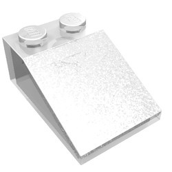 3298-12G Dakpan 33 graden 2x3 transparant gebruikt *1D018
