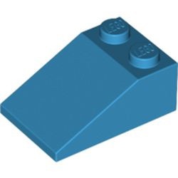 3298-153 Dakpan 33 graden 2x3 blauw, donkerazuur NIEUW *1B126