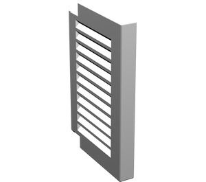 3582-1G Luik klein 1x2x2 voor luikhouders 3581 wit gebruikt *1B310