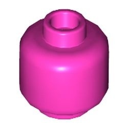 3626c-47 Steen Minifig dikrond holle nop roze, donker NIEUW *1L078