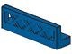 3633-7G Hekwerk 1x4x1 Ruitpatroon laag blauw gebruikt *1C024