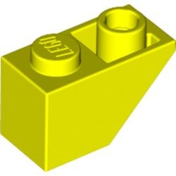 3665-236 Omgekeerde dakpan 45 graden 1x2 neon geel NIEUW *1B222
