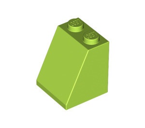 3678b-34 Dakpan 65 graden 2 breed met bodemnop lime NIEUW *1B158