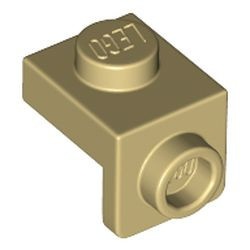 36841-2 Verbindingsplaat 1x1 - 1x1 crème NIEUW *1B256