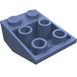 3747-55G Omgekeerde dakpan 33 graden 2x3 blauw, zandkleurig gebruikt *1B402