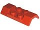3787-5G Plaat 2x4 met spatbord (boven geknikt) rood gebruikt *6K05