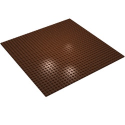 3811-88 Basisplaat 32x32 bruin, roodachtig NIEUW *5T000
