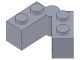 3830c01-86G Scharniersteen 1x4 compleet grijs, licht (blauwachtig) gebruikt *1R028