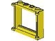 3853-3G Raam 1x4x3 te combineren met 2 panelen 3854, 2 luiken 3856 of glas 3855 geel gebruikt *1C035 - Img 2