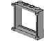 3853-9G Raam 1x4x3 te combineren met 2 panelen 3854, 2 luiken 3856 of glas 3855 lichtgrijs (klassiek) gebruikt *1C035