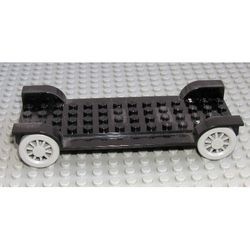 3888c01-11G FABULAND autochassis 6x14 zonder trekhaken zwart gebruikt *