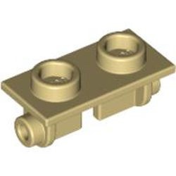 3938-2 Scharnier verticaal- topplaat 1x2 crème NIEUW *1B324
