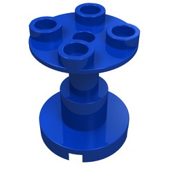 3940-7G Pilaar 2x2x2 blauw gebruikt *2B074