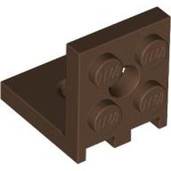 3956-8 Verbindingsstuk 2x2- 2x2 bruin (klassiek) NIEUW *1L0000