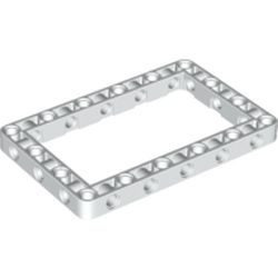 39794-1 Technic Hefbalk 7x11 open midden wit NIEUW *1D000