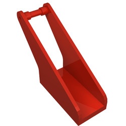 3997-5G Haakarm, basis 2x4 rood gebruikt *1E003