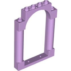 40066-154 Poort 1x6x7 ronde pilaren top boog lavender, licht NIEUW *