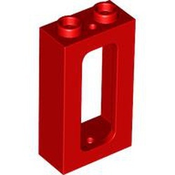 4035-5G Trein, raam 1x2x3 zonder glas zie 4036 rood gebruikt *1C036