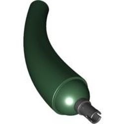 40395c01-80 Dinosaurus begin lange staart met pin groen, donker NIEUW *0D000