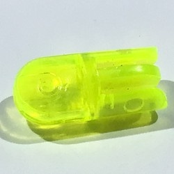 412-16G Arm recht met twee en drie vingers transparant, neongroen gebruikt *5K000