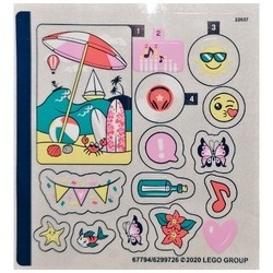 41411stk01 STICKER 41411 Stephanie's Summer Play Cube NIEUW *0S0000