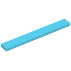 4162-72 Tegel 1x8 blauw, Maersk NIEUW *1B116