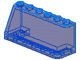 4176-14G Ruit 2x6x2 transparant donkerblauw gebruikt *1C004 - Img 2