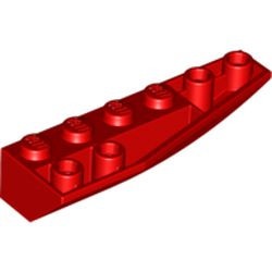 41764-5 Wig 6x2 afgerond omgekeerd rechts rood NIEUW *4D000