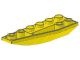 41765-3 Wig 6x2 afgerond omgekeerd links geel NIEUW *4D000
