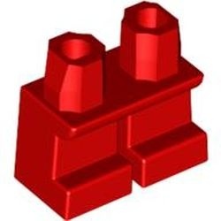41879-5 KORTE benen, heupen en benen gelijke kleur rood NIEUW *2B000