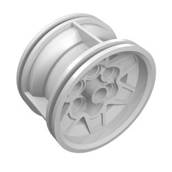 41896-1 Wiel 43.2mm doorsnede ALLEEN VELG!! (PAKKETPOST) wit NIEUW *5W000