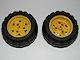 41896c03-3 Wiel 43.2mm doorsnede met truckband 61480 68,7x34 (PAKKETZENDING) geel NIEUW *5W000